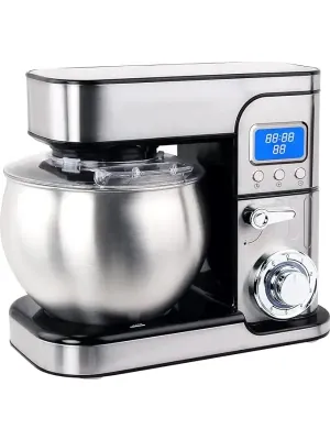 Black and White SC 315 D Stand mixer, 1300 Watt, 5.7 Liters   Silver