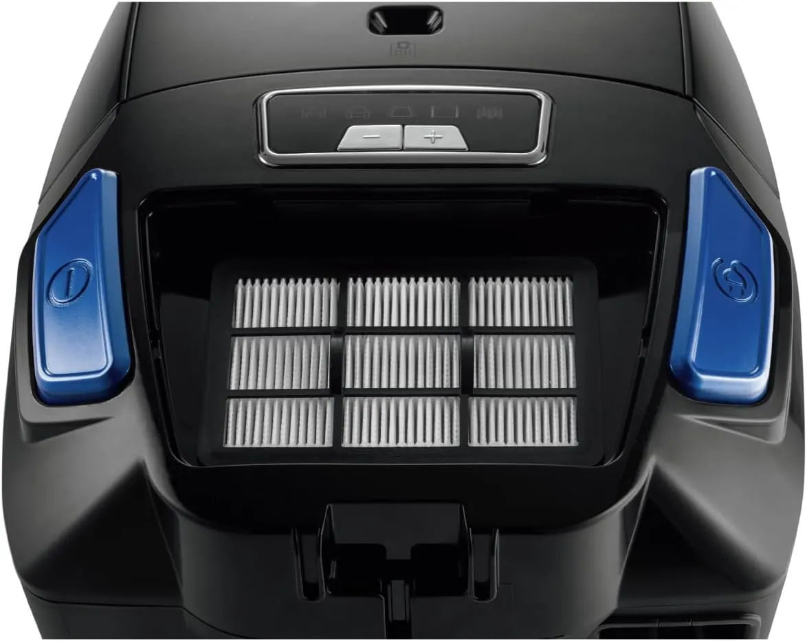 Beko Bagged Vacuum Cleaner   2400 Watts   4 Liters Dust Bin   HEPA12 Filter   Telescopic Tube   Black& Blue   VCC 5424 W