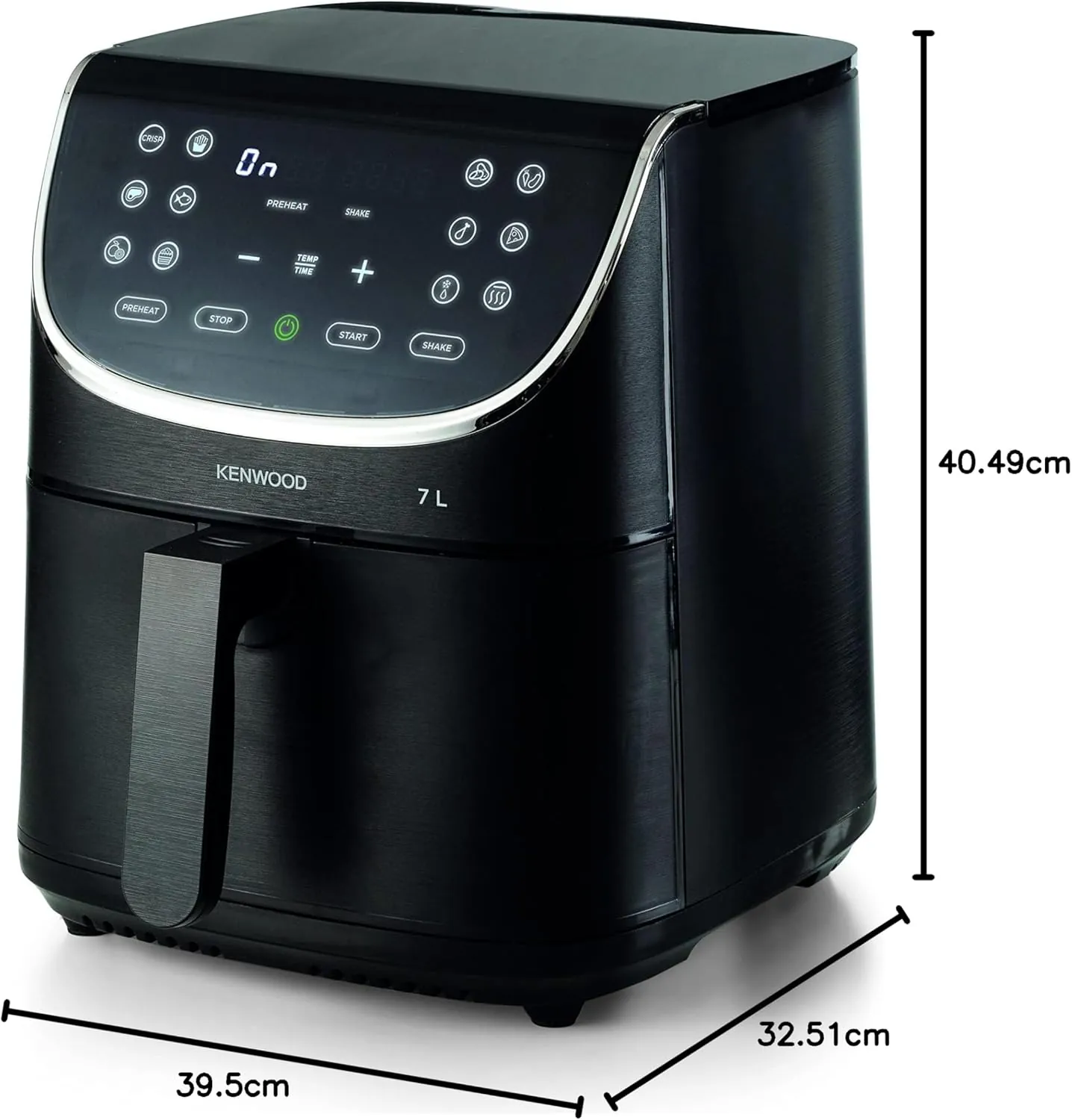 Kenwood HEALTHY FRYER 7L 1800W HFP80.000BK   Black