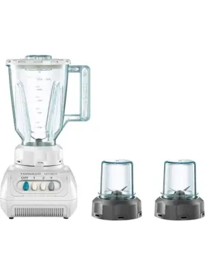 Tornado Electric Blender 250 Watt 1.5 Liter 2 Mills White M 900 2