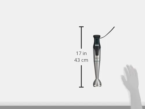 Sokany sk 758 stainless steel hand blender   1200 watt   with ice crushing blades   copper motor