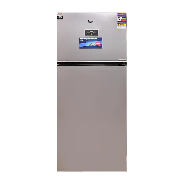 Beko NeoFrost Top Freezer Refrigerator   406 Liters   ProSmart Inverter Motor   Harvest Fresh Technology   Dairy Compartment   Digital Touch Control Tact Display   RDNE455M20XBIDS
