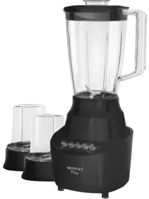 Kenwood Blender Smoothie Maker With Grinder Mill, Ice Crush Function, 2 L, 500 Watts, BLP15.150BK Black   International Warranty