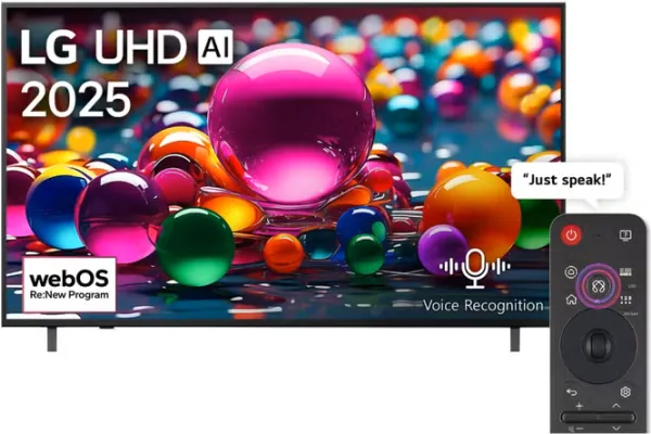 Samsung 60 Inch 4K UHD Smart LED TV   Black   UA60DU7000U EG [2024 Model]