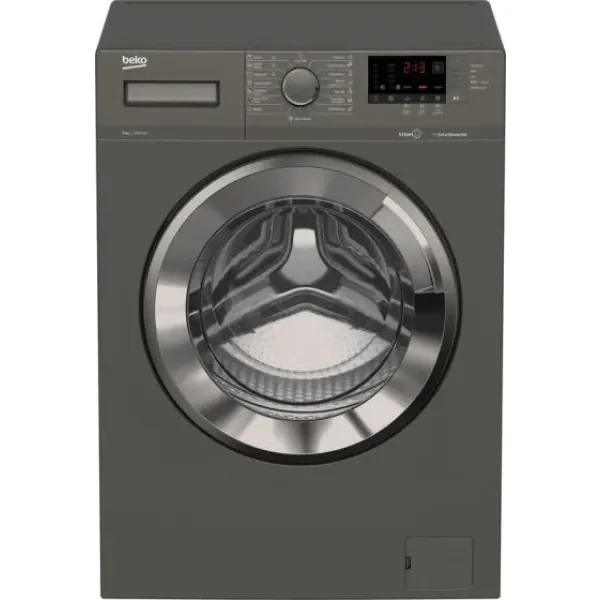 Beko Front Load Inverter Washing Machine, 8 Kg, Grey   WTV 8612 XMCI2