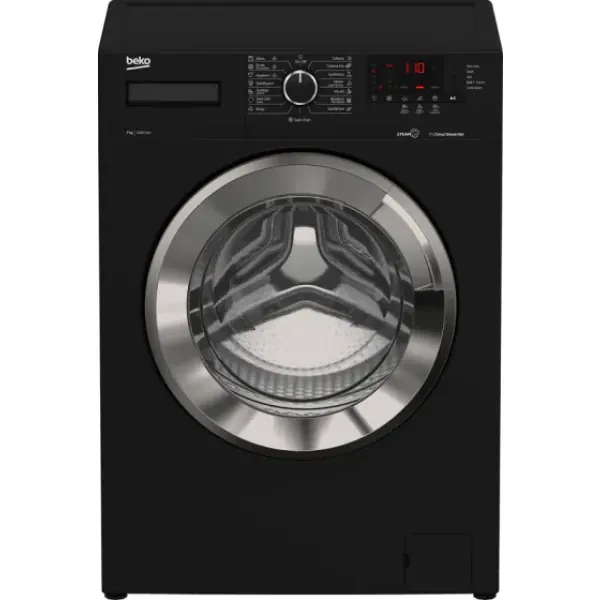 Beko Automatic Front Loading Washing Machine, 8 Kg, Inverter Motor, Black   WTV 8612 XBCI