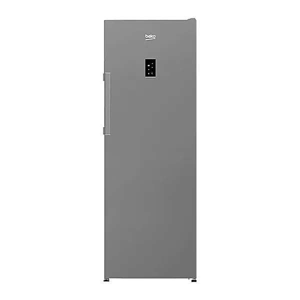 Beko Upright Freezer   260 L Net   No Frost   7 Drawers   Digital   59.7 cm Width   Silver   B3RFNE294X