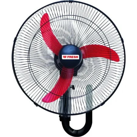 Fresh shabah wall fan 18 inch black red