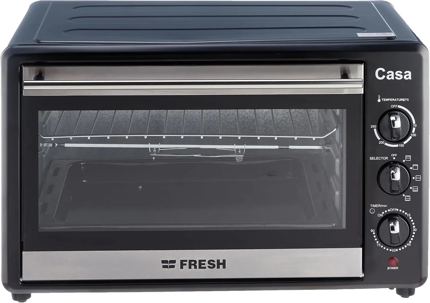 Fresh Electric Oven Casa 45L Black FR 4503R